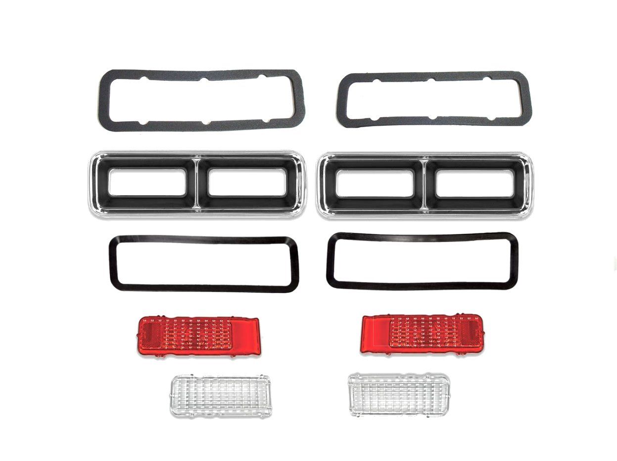 1968 Camaro Tail Light Bezel &amp; Standard Lens Kit