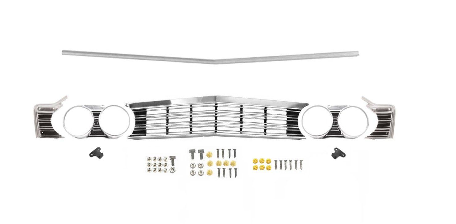 1967 Chevelle SS Grille Kit with Mounting Hardware