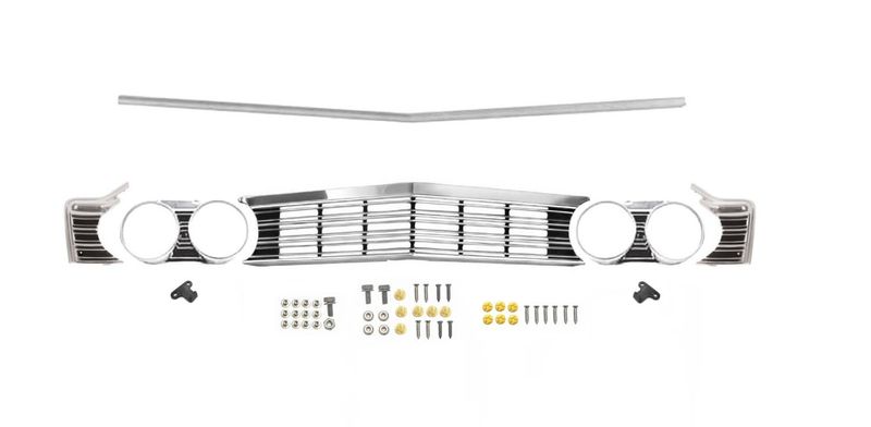 1967 Chevelle SS Grille Kit with Mounting Hardware