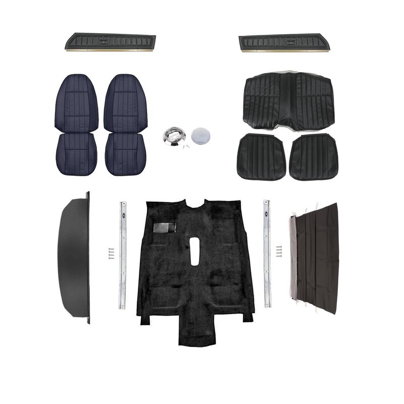 1975 Camaro Standard Interior Kit - Black