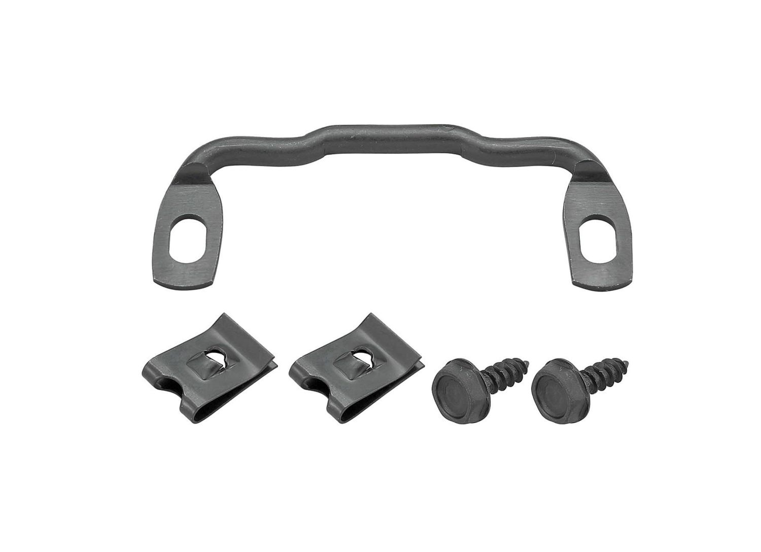 Glove Box Lock Catch Bar with Hardware; 1970-72 Chevelle