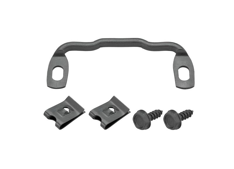 Glove Box Lock Catch Bar with Hardware; 1970-72 Chevelle