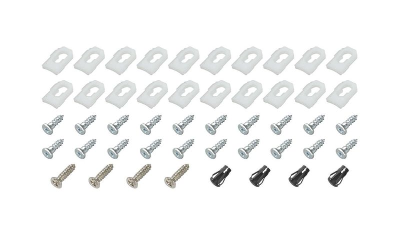 1968-69 Chevelle; Vinyl Top Molding Clips with Hardware; 48-peice Kit