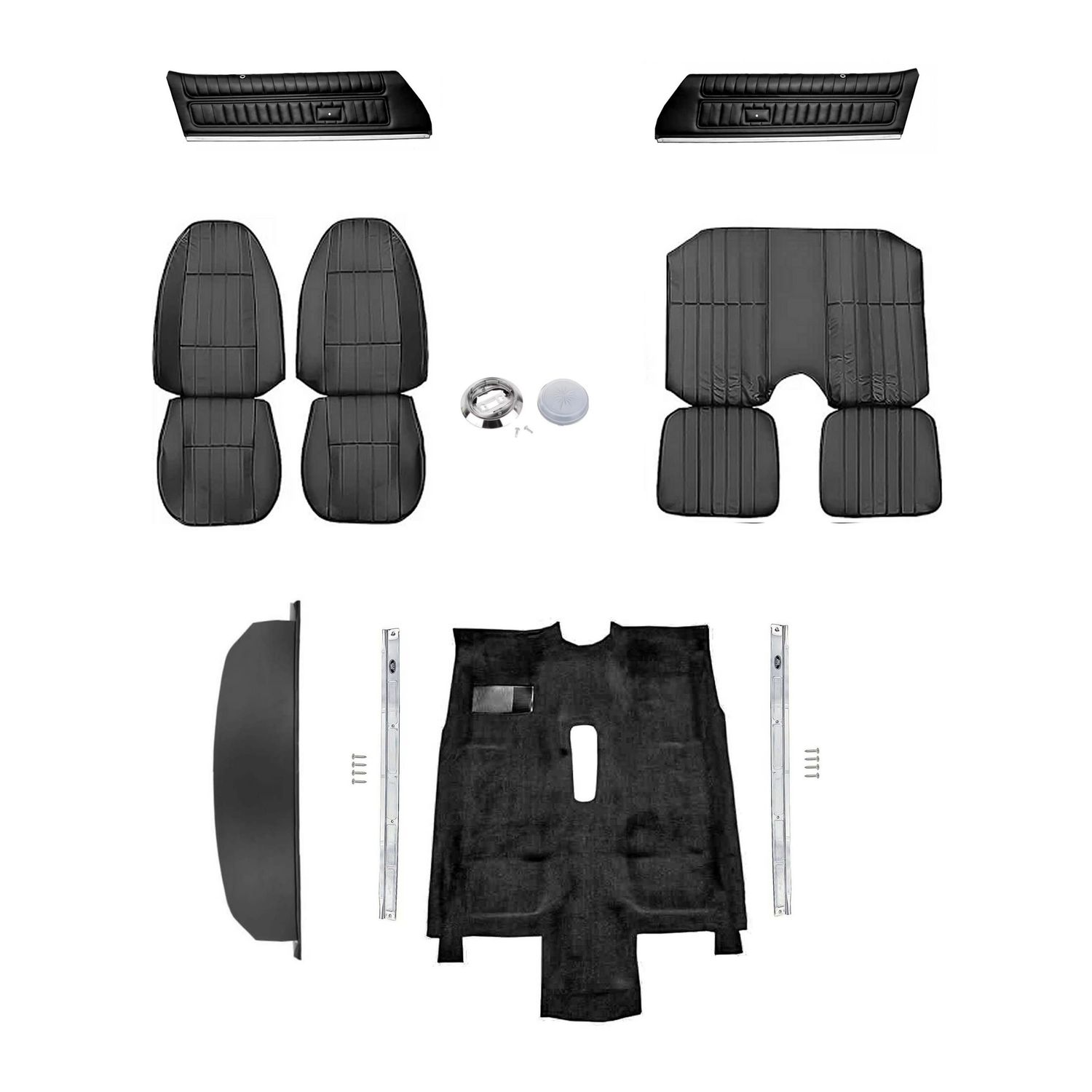 1977 Camaro Standard Interior Kit - Black