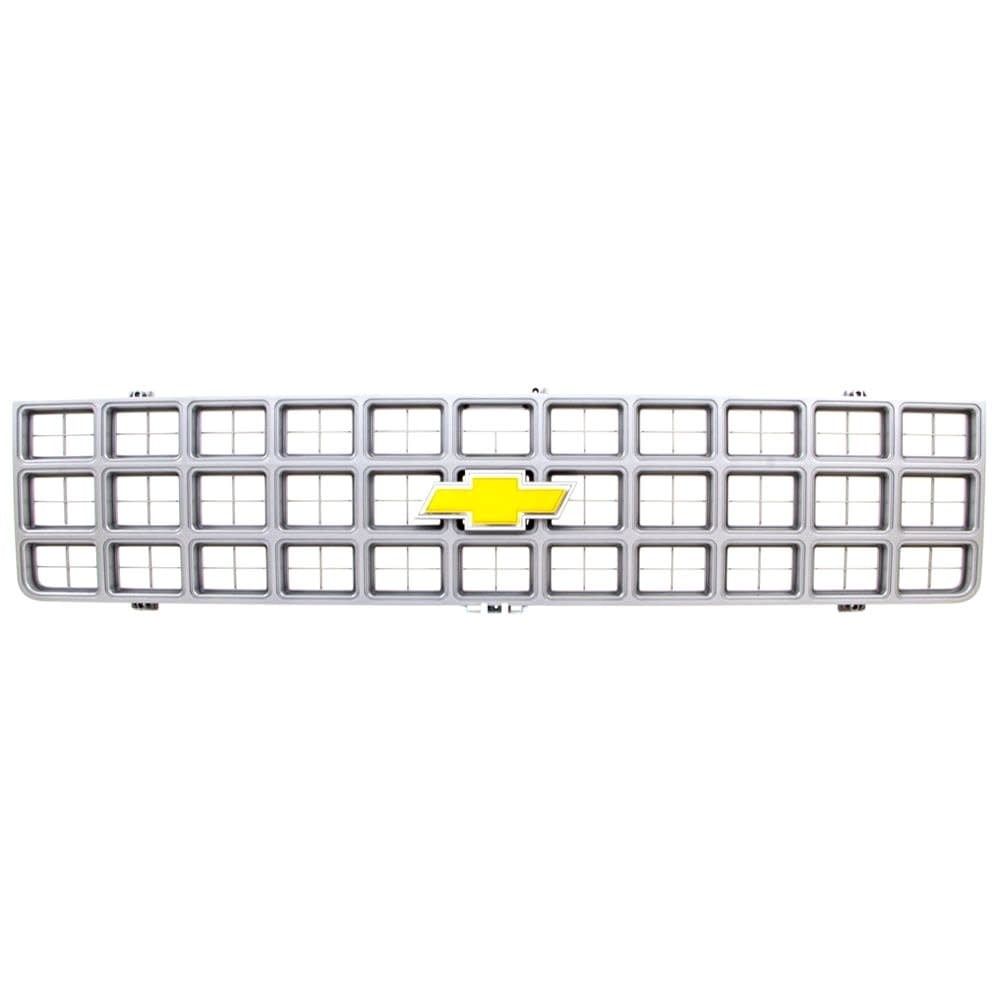 Argent Gray Grille w/Foil Bowtie Emblem 1980 Chevy Truck, C/K 10