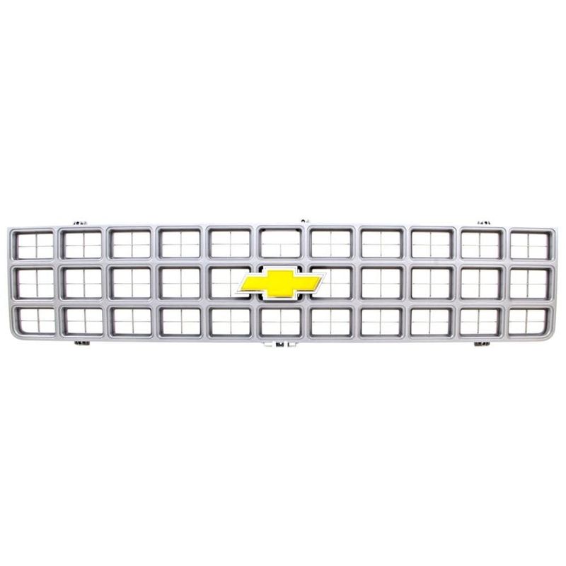 Argent Gray Grille w/Foil Bowtie Emblem 1980 Chevy Truck, C/K 10