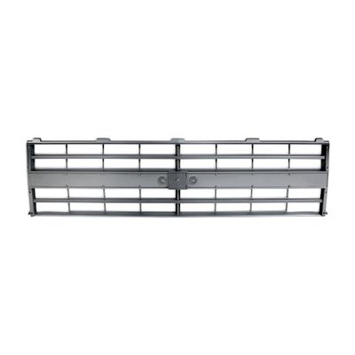 Dual Lamps Argent Grille w/Emblem Mount 1985-88 Chevy Truck, C/K 10 Premium Quality