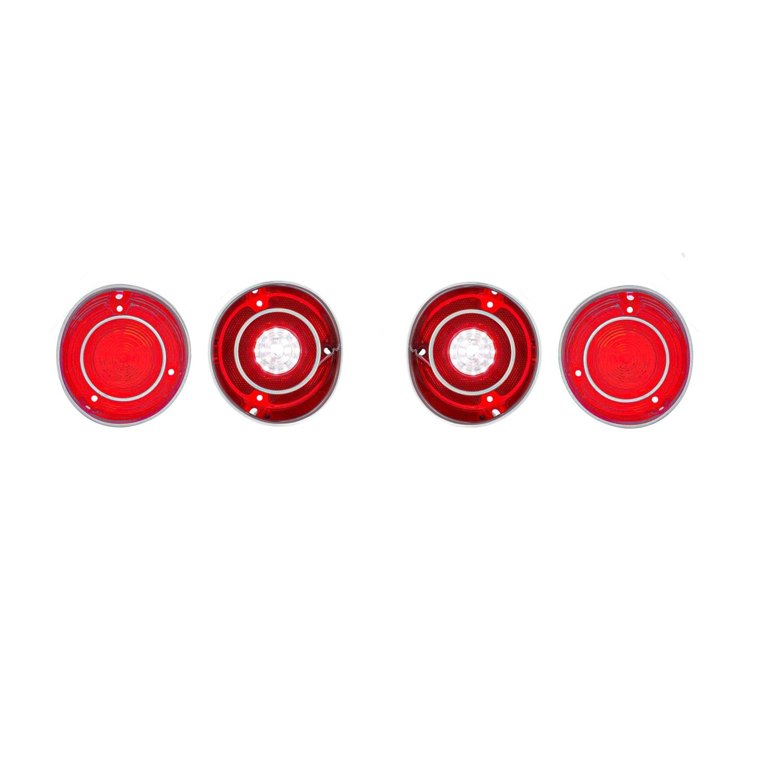 1971 Chevelle LED 4-Piece Tail Lamp Kit