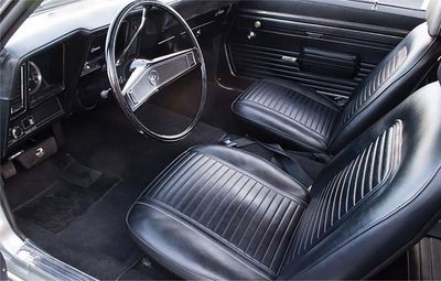 1969 Camaro Std Coupe Stage 3 Interior Kit  with AC -  Black
