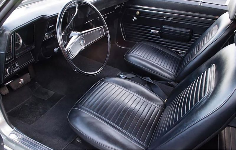 1969 Camaro Std Coupe Stage 3 Interior Kit  with AC -  Black