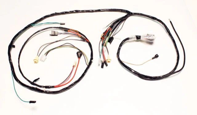 1969 Camaro Front Light Harness V8 with Factory Gauges with RH Alternator