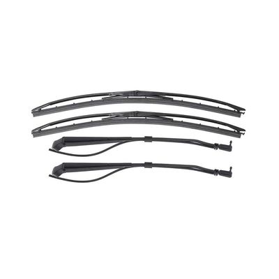18" Black Wiper Arms and Blade Kit with Washer Nozzles; 1985-91 Chevy Truck C/K 10