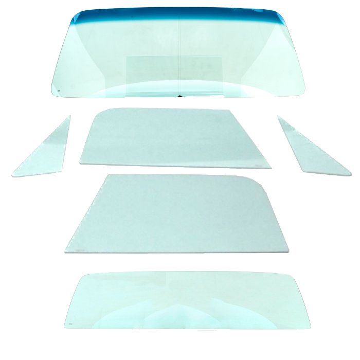 Tinted Glass Kit, 6-Pieces; 1973-75 Chevy GMC Pickup Truck C / K