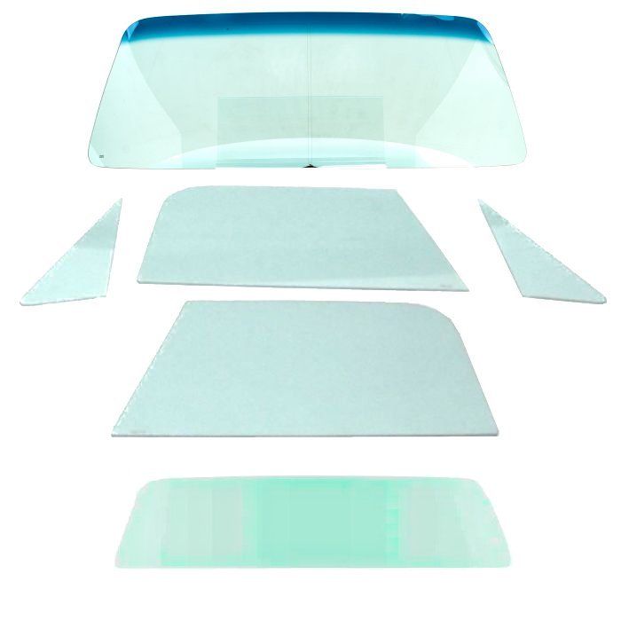 Tinted Glass Kit, 6-Pieces; 1976-80 Chevy GMC Pickup Truck C / K