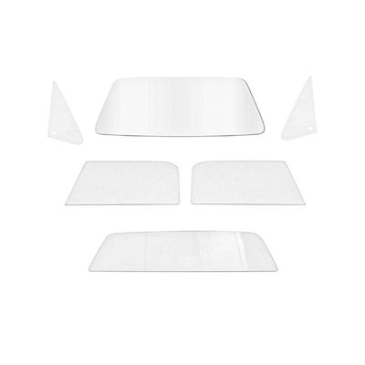Clear Glass Kit, 6-Pieces; 1976-80 Chevy GMC Pickup Truck C / K