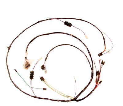 1967 Camaro Std Front Light Harness;  V8 w/Warning Lights &amp; Ext Voltage Regulator