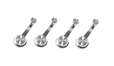 1965-66 Chevelle Chrome Knob Window Cranks 4 Pc Set