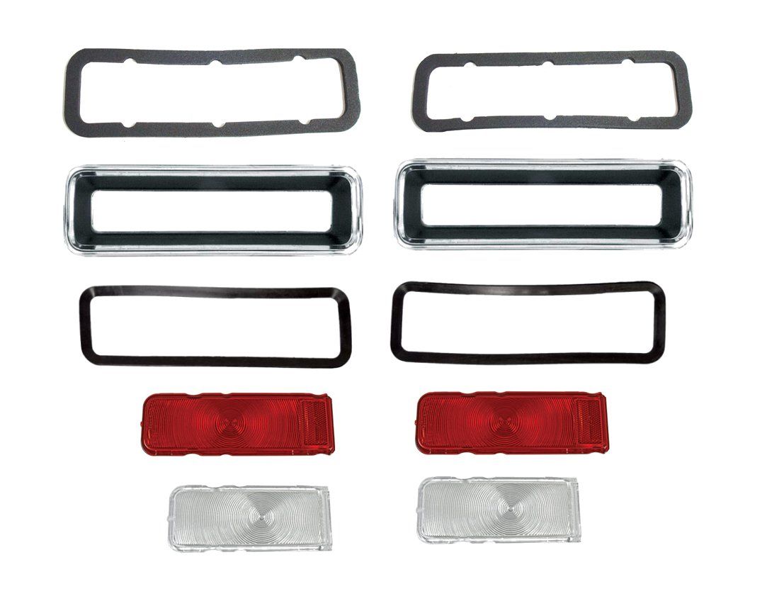 1967 Camaro Tail Light Bezel &amp; Standard Lens Kit