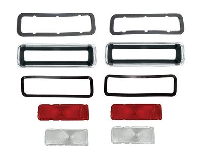 1967 Camaro Tail Light Bezel &amp; Standard Lens Kit