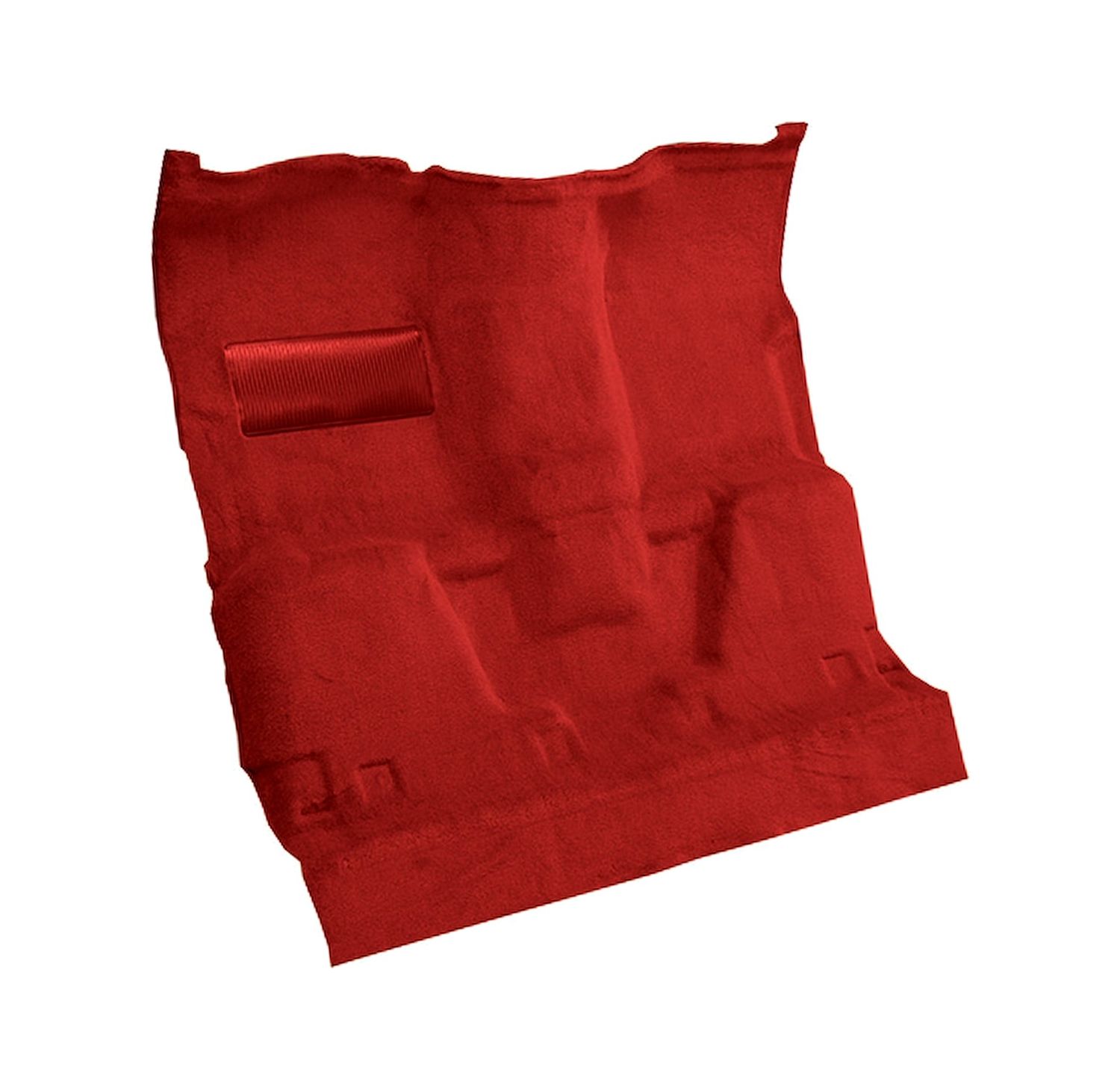 Reg Cab w/ High Hump Floor - Cutpile Carpet - Carmine Red; 1981-87 Chevy GMC Truck C/K