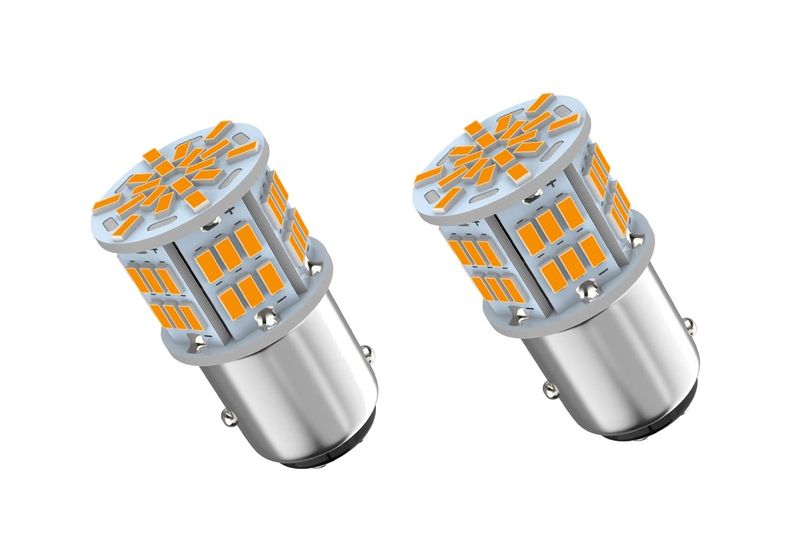 LED 1157 Amber Bulb - Park  and Turn Lamp - Pair