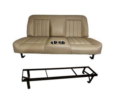 Distinctive Industries CTX60 Custom Seat w/ Mounting Bracket, 1960-87 Chevy GMC Truck - Vertical Inserts
