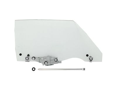1970-72 Chevelle Door Glass Assembly with Track; Clear; RH