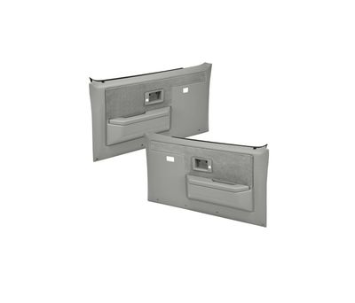 C/K 10 Truck Door Panels With Power Windows; Light Gray