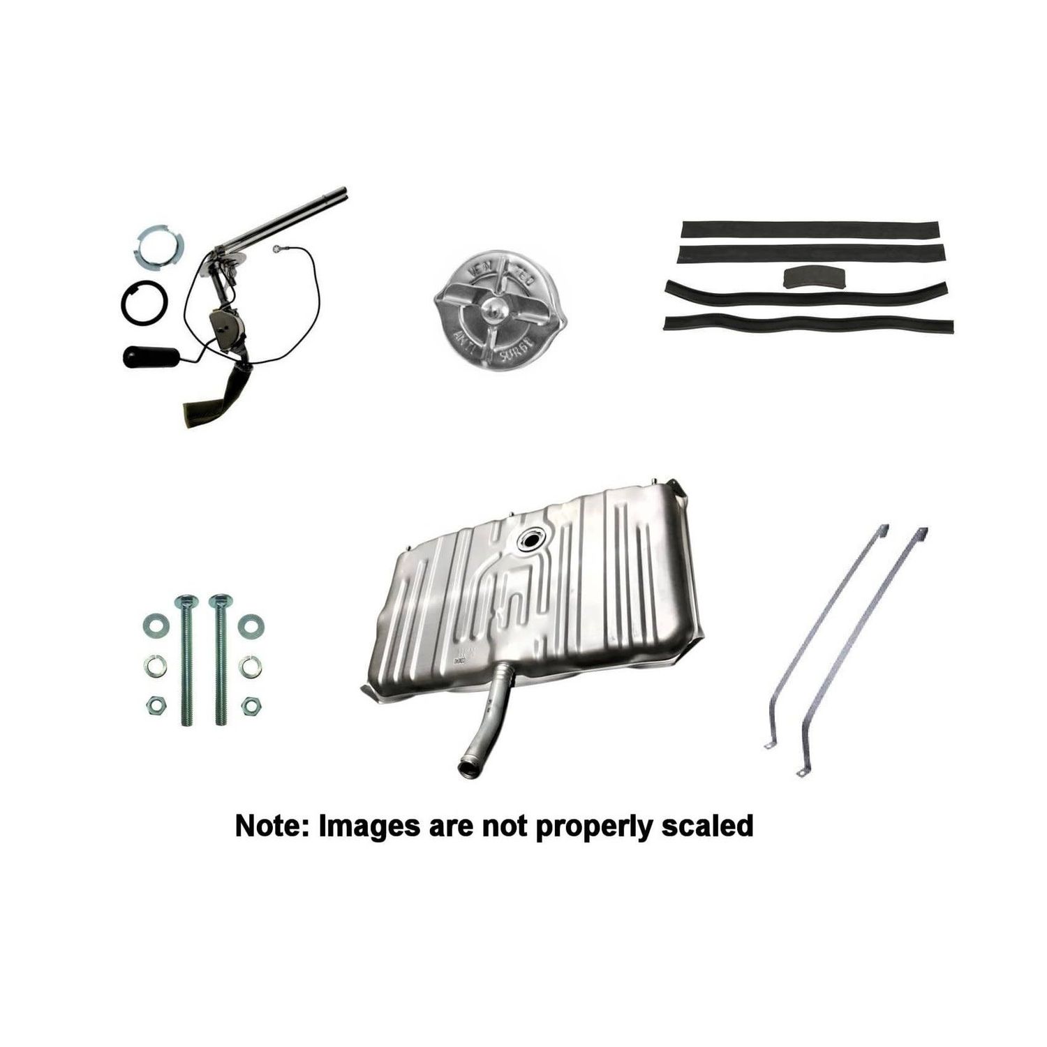 1970 Chevelle Fuel Tank Kit w/ ECC Vents