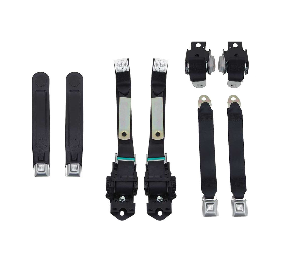 1974-81 Camaro; 1978-81 Firebird; 1974-79 Nova Front and Rear Seatbelts; Blacks