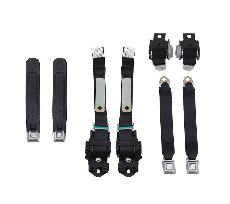 1974-81 Camaro; 1978-81 Firebird; 1974-79 Nova Front and Rear Seatbelts; Blacks