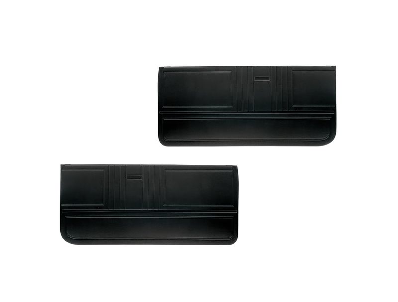 1967 Camaro; 1967 Firebird Standard Un-Assembled Front Door Panel - Pair - Black