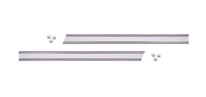 1983-84 Chevy Truck; Blazer Suburban Center Grille Molding; Pair