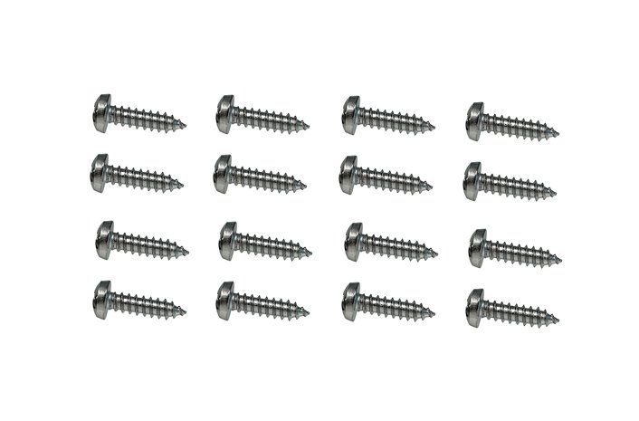 Headlight Light Ring Hardware Kit 16 Piece; 1981-87 Chevy GMC Pickup Truck with Dual Headlights