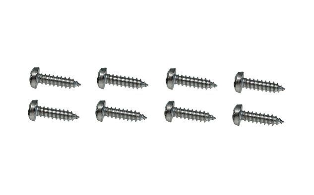 Headlight Light Ring Hardware Kit 8 Piece, 1981-87 Chevy GMC Pickup Truck with Single Lamp