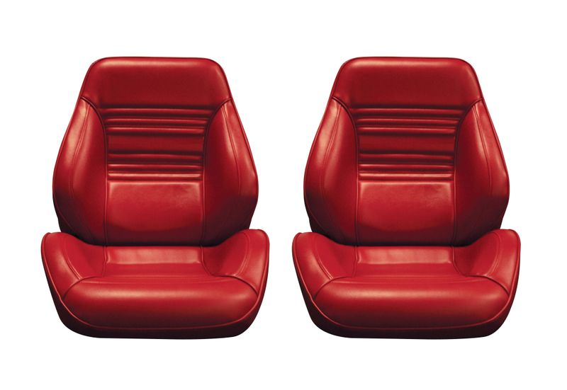 1967 Chevelle Distinctive Industries Touring II Bucket Seats; Pair; Choose Color