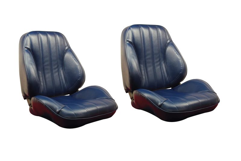 1966 Chevelle Distinctive Industries Touring II Bucket Seats; Pair; Choose Color
