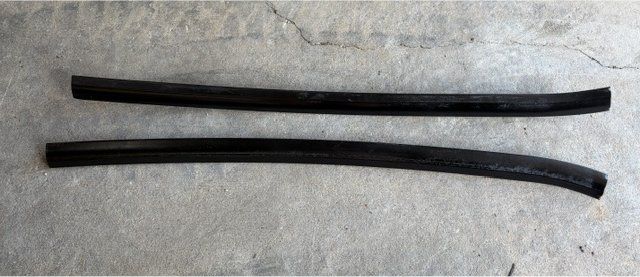 1970-73 Camaro; 1970-73 Firebird; Interior Metal Headliner Trim with Clips; Original GM Used; Pair