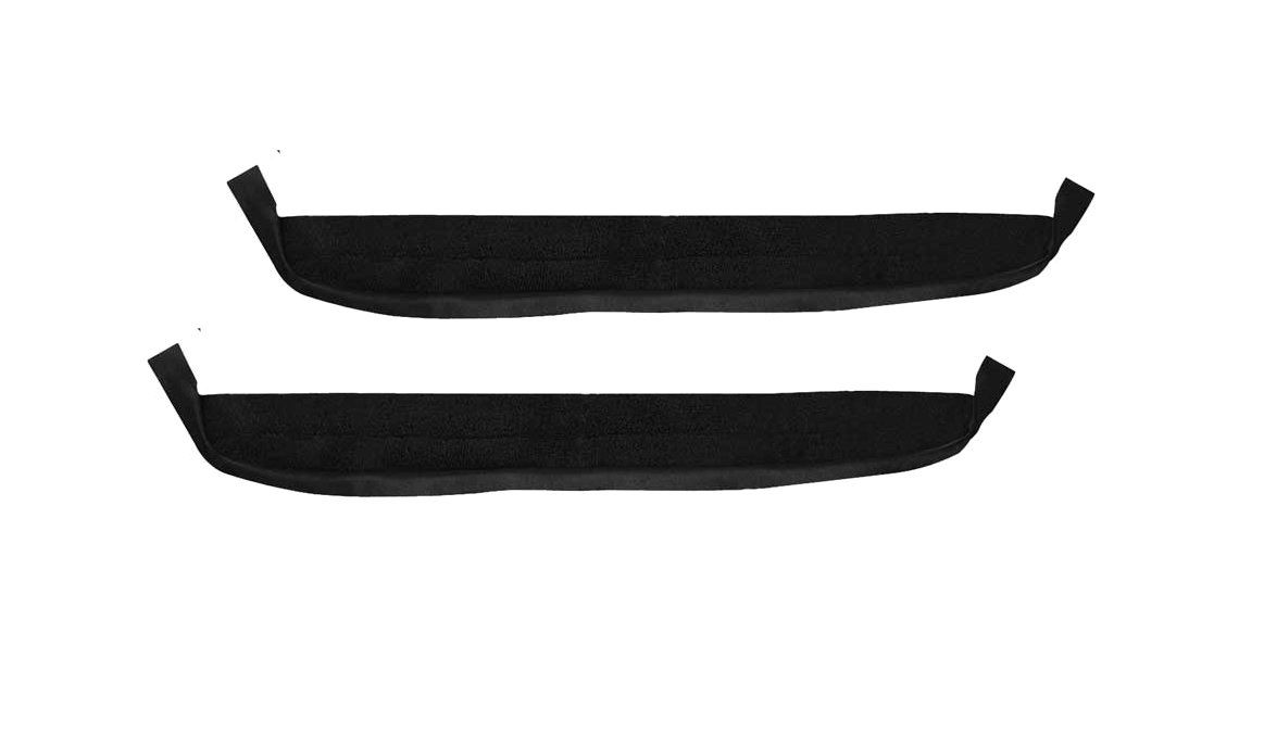 1967 Camaro; 1967 Firebird; Lower Deluxe Door Panel Carpet Set; Black
