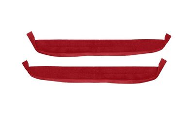 1967 Camaro; 1967 Firebird; Lower Deluxe Door Panel Carpet Set; Red