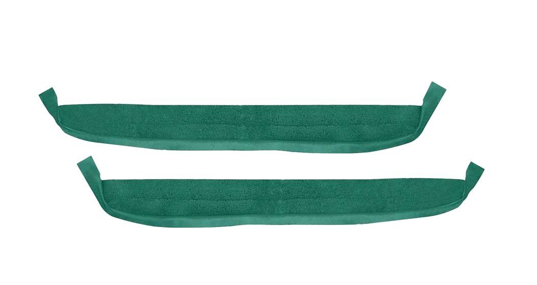 1967 Camaro; 1967 Firebird; Lower Deluxe Door Panel Carpet Set; Dark Green