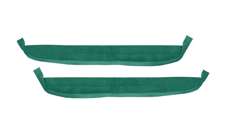 1967 Camaro; 1967 Firebird; Lower Deluxe Door Panel Carpet Set; Dark Green