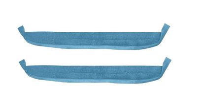 1967 Camaro; 1967 Firebird; Lower Deluxe Door Panel Carpet Set; Bright Blue