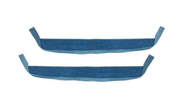 1968-69 Camaro; 1968-69 Firebird; Lower Deluxe Door Panel Carpet Set; Medium Blue