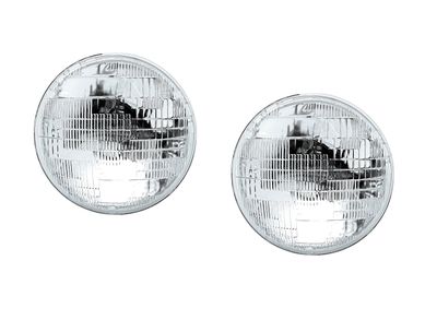 7" Halogen Sealed Beam Headlight; Replaces H6014 - Pair