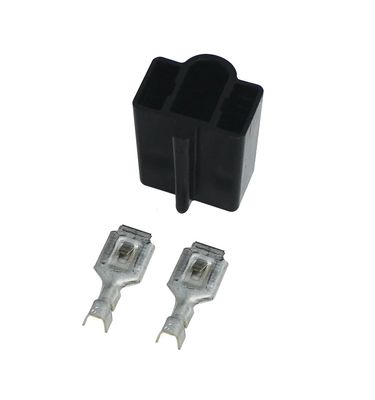 Sealed Beam Head Lamp Plastic Connector with (2) 59 Series Terminals; 2-Way Connector