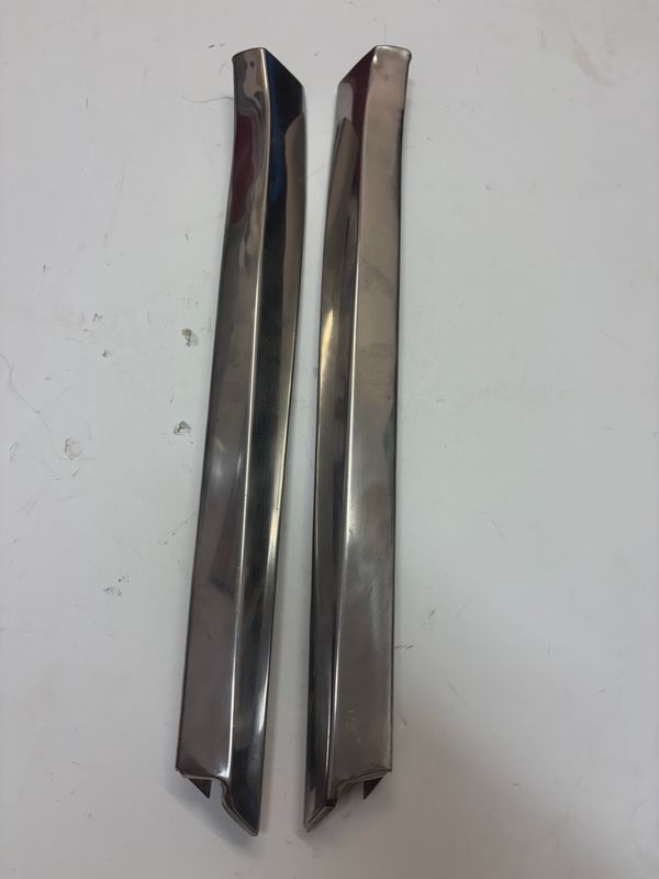 1968 Camaro Coupe Original GM Quarter Window Ledge Trim Molding 2-Piece Set - USED