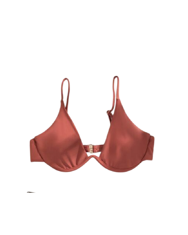 Bikini top con apertura frontal