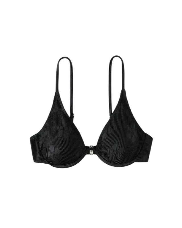 Bikini top con apertura frontal
