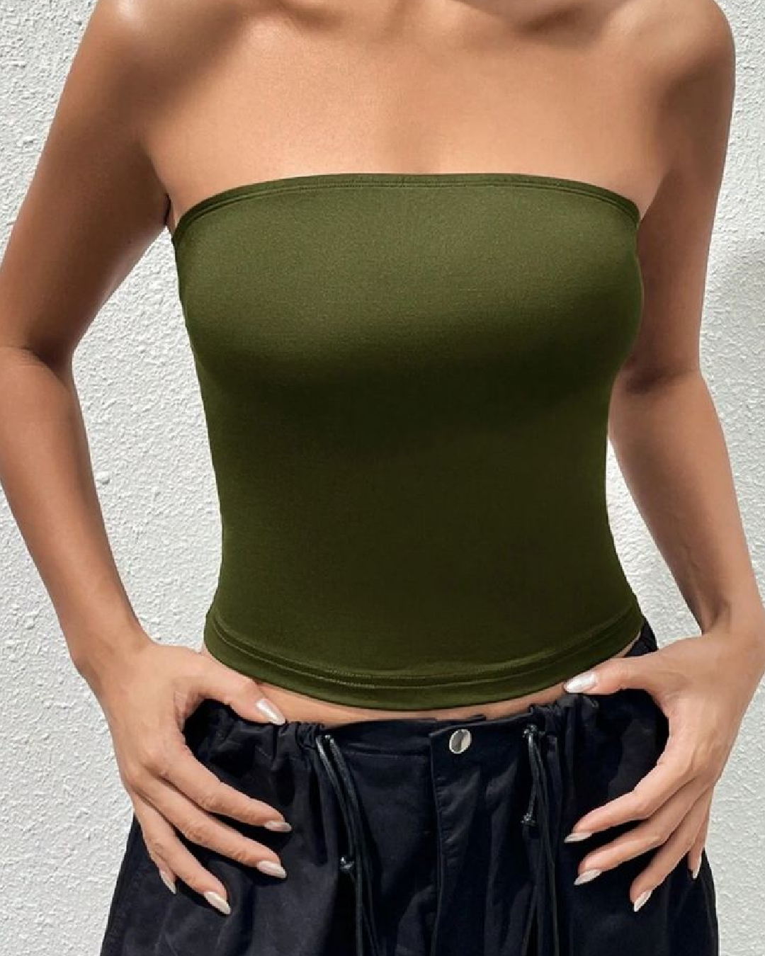 Top tubo verde